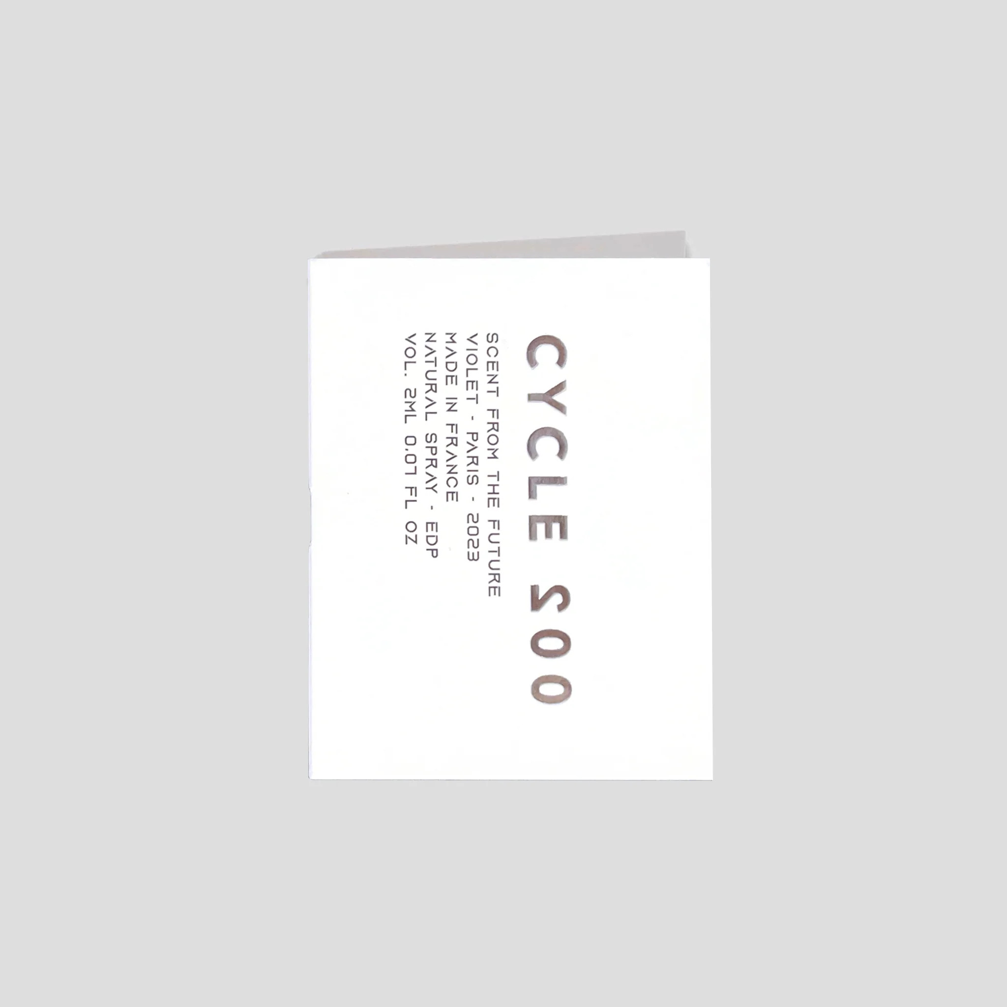 Violet CYCLE 002 sample package