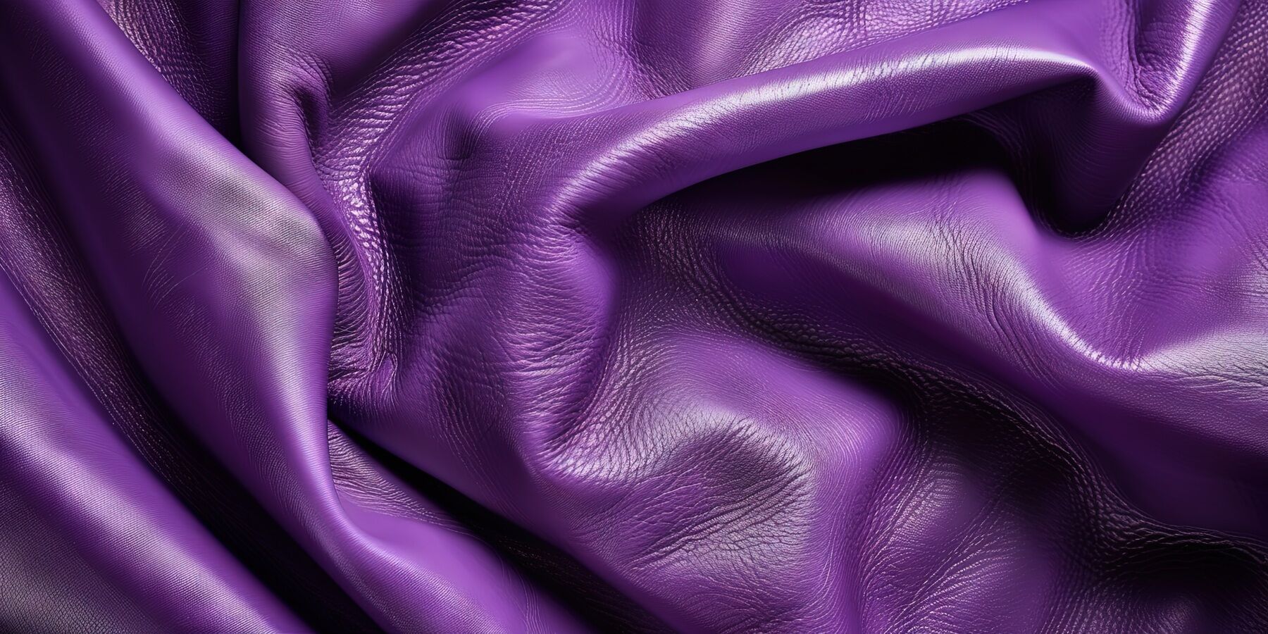 Purple leather