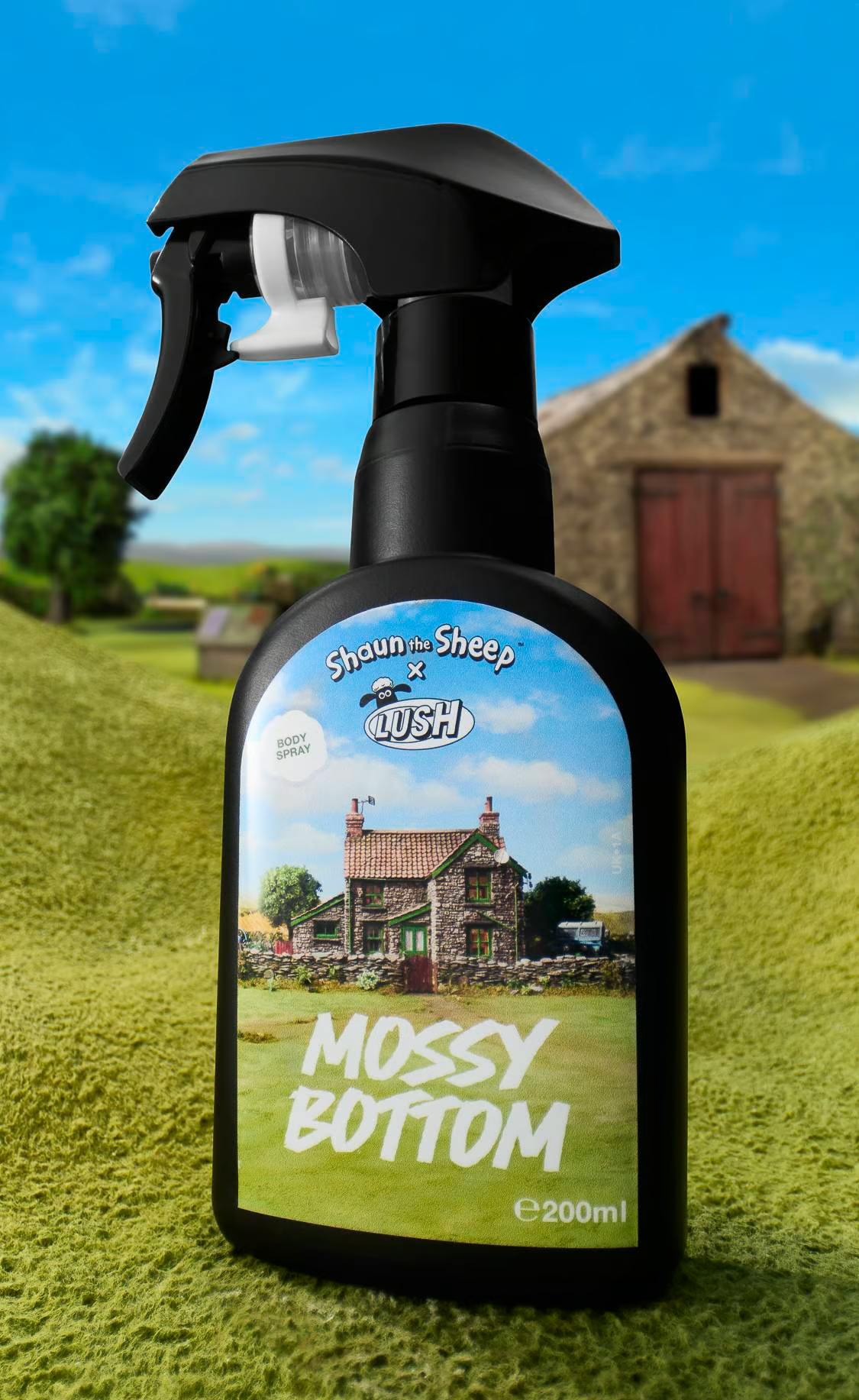 Mossy Bottom Body Spray by Lush ad image