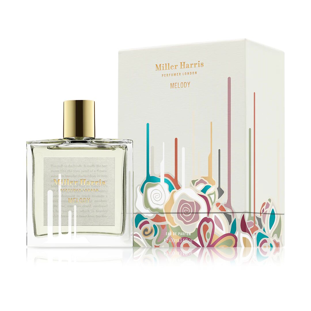 Melody by Miller Harris box and bottle