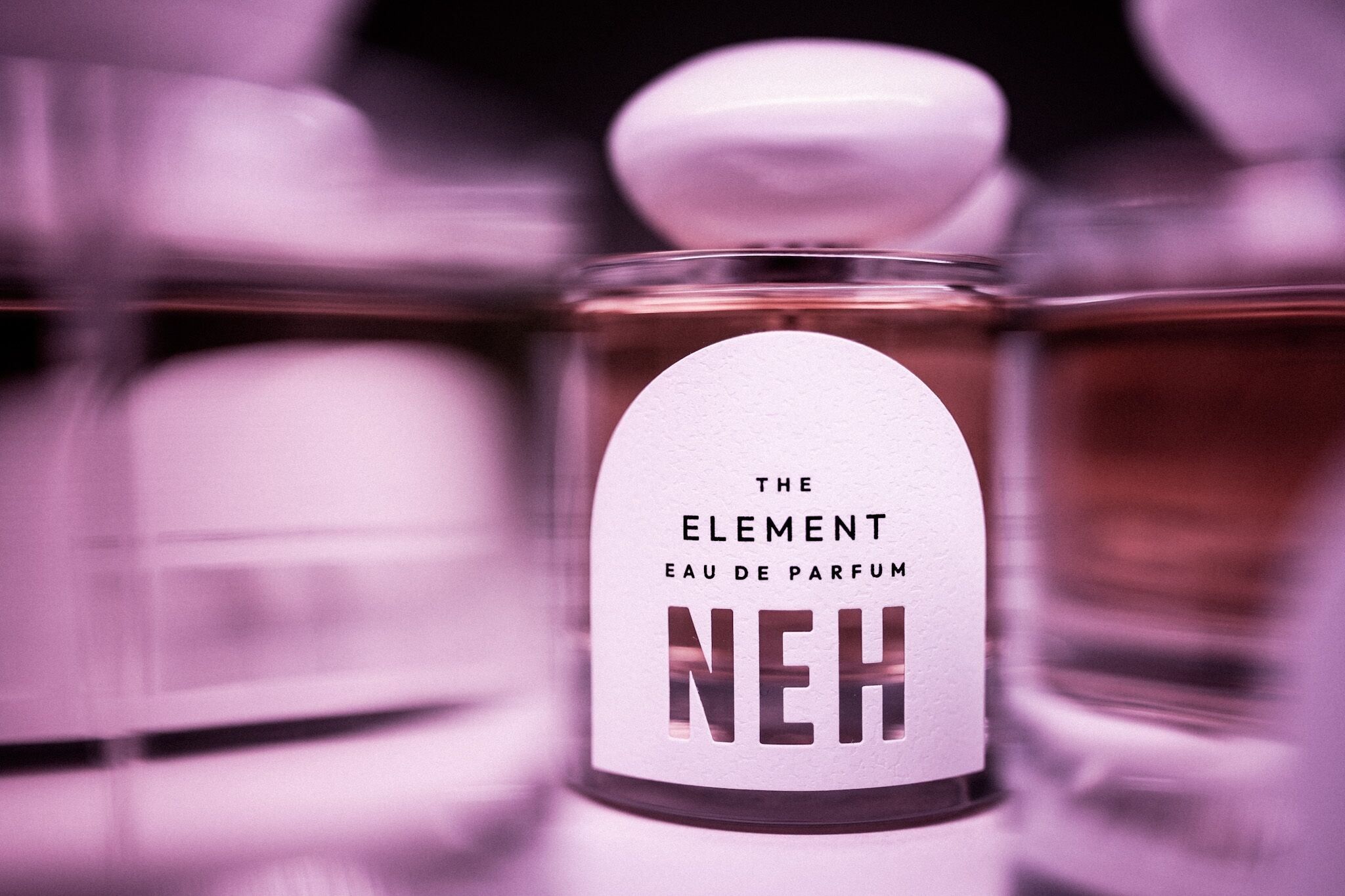 A bottle of Neh perfume