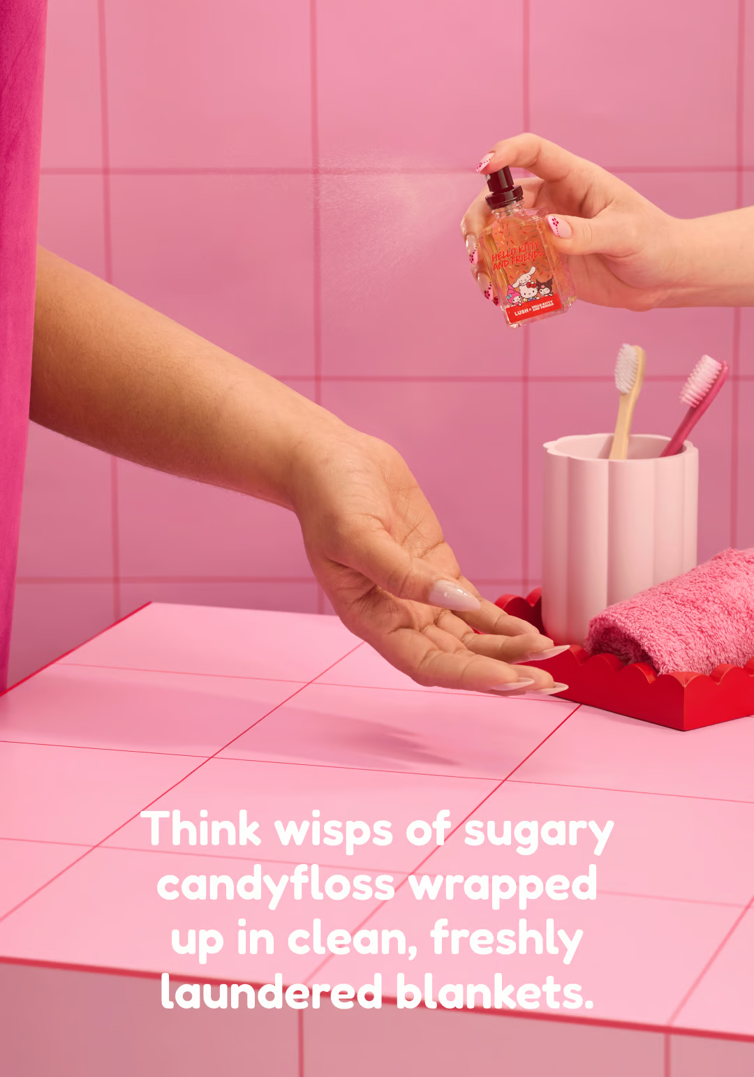 Hello Kitty and Friends perfume ad image