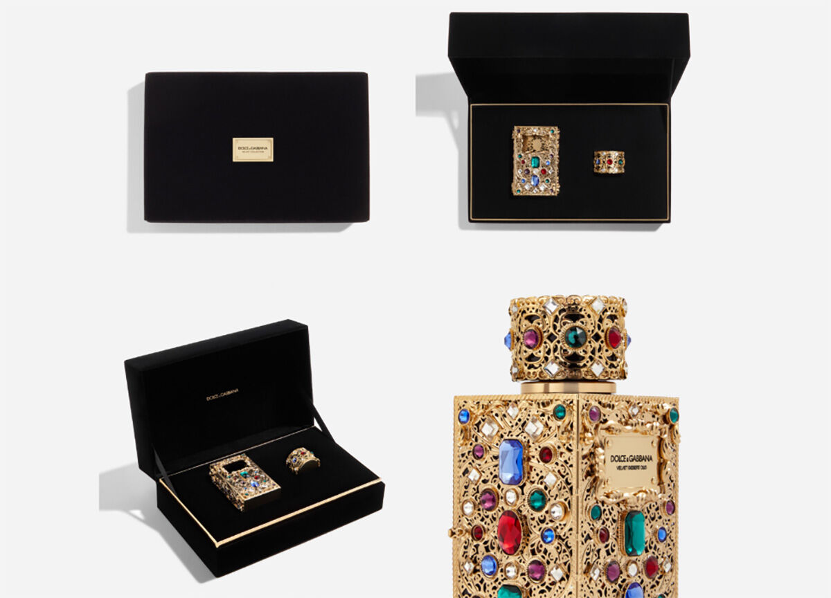 DOLCE&GABBANA Velvet Collection Precious Jewel Cage