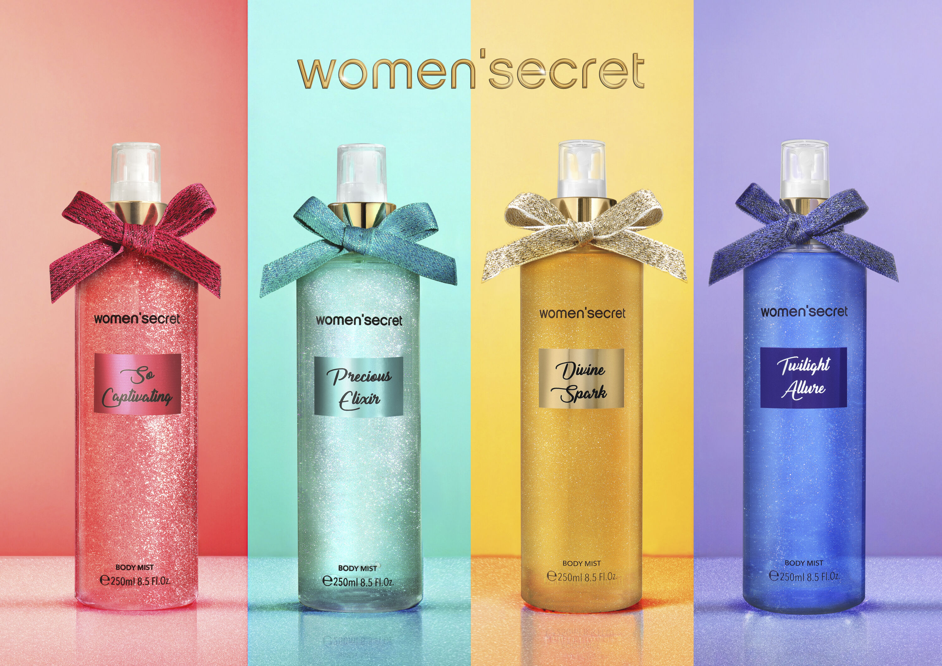 women secret shimmering body mists