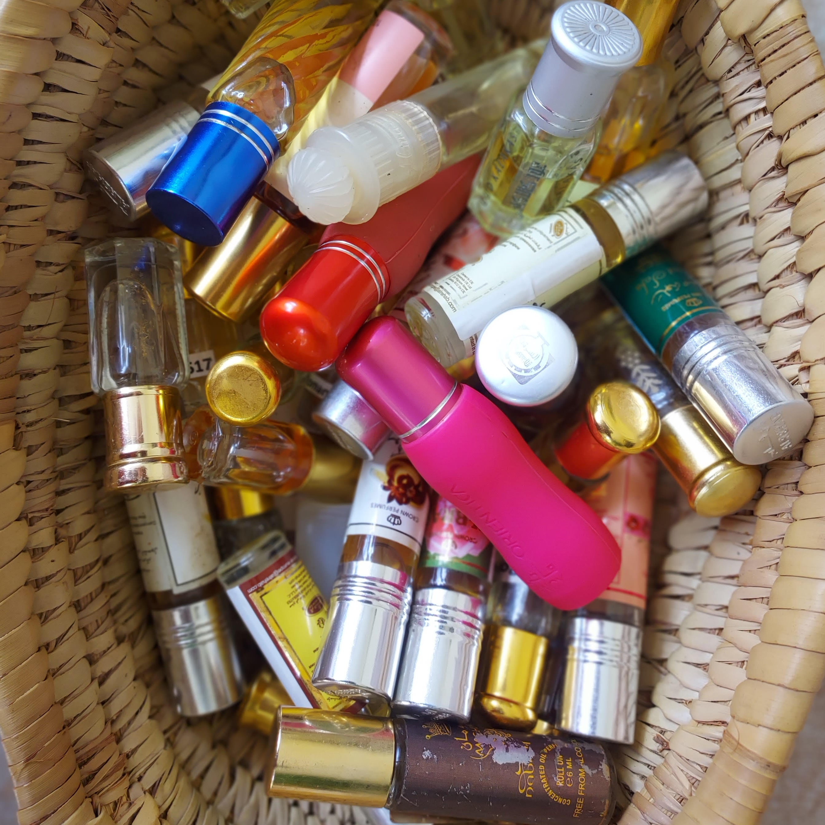 Osobní sbírka parfémových olejů