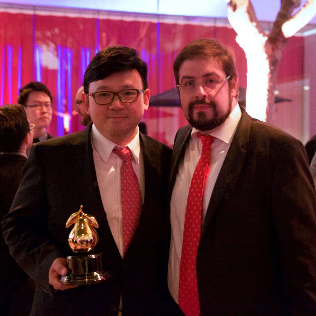 Victor Wong and Christian Carbonnel in 2016