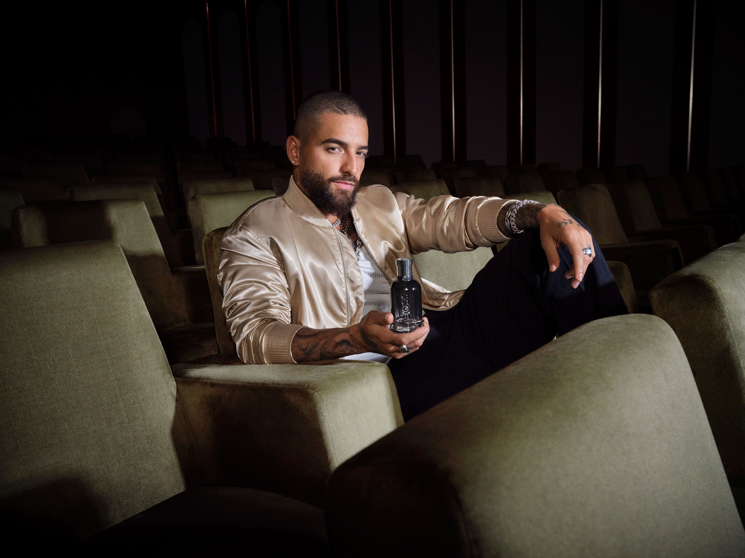 boss bottled beyond, maluma