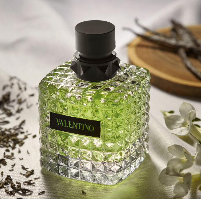 Valentino Donna Born in Roma Green Stravaganza ad image