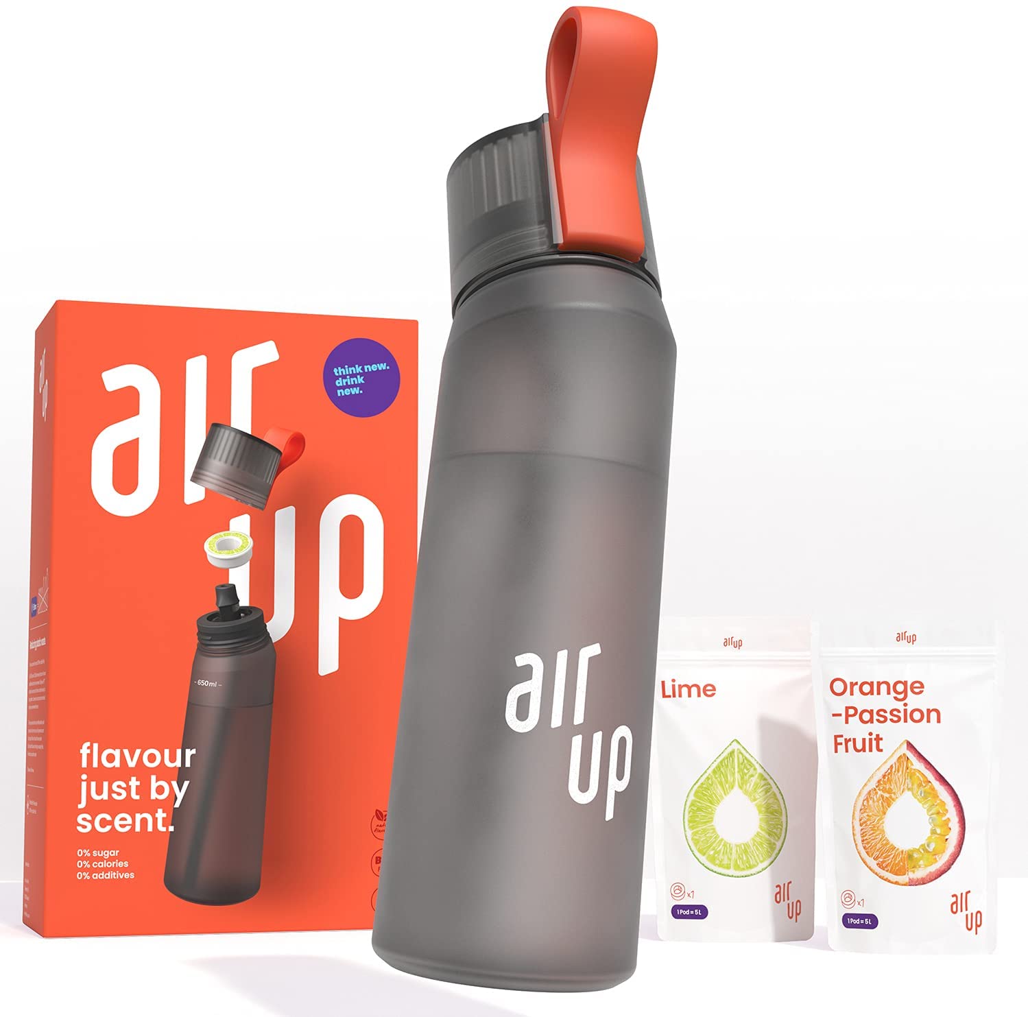 650ml Air Up Water Bottle Taste 20 Pod AIR Fruit Fragrance