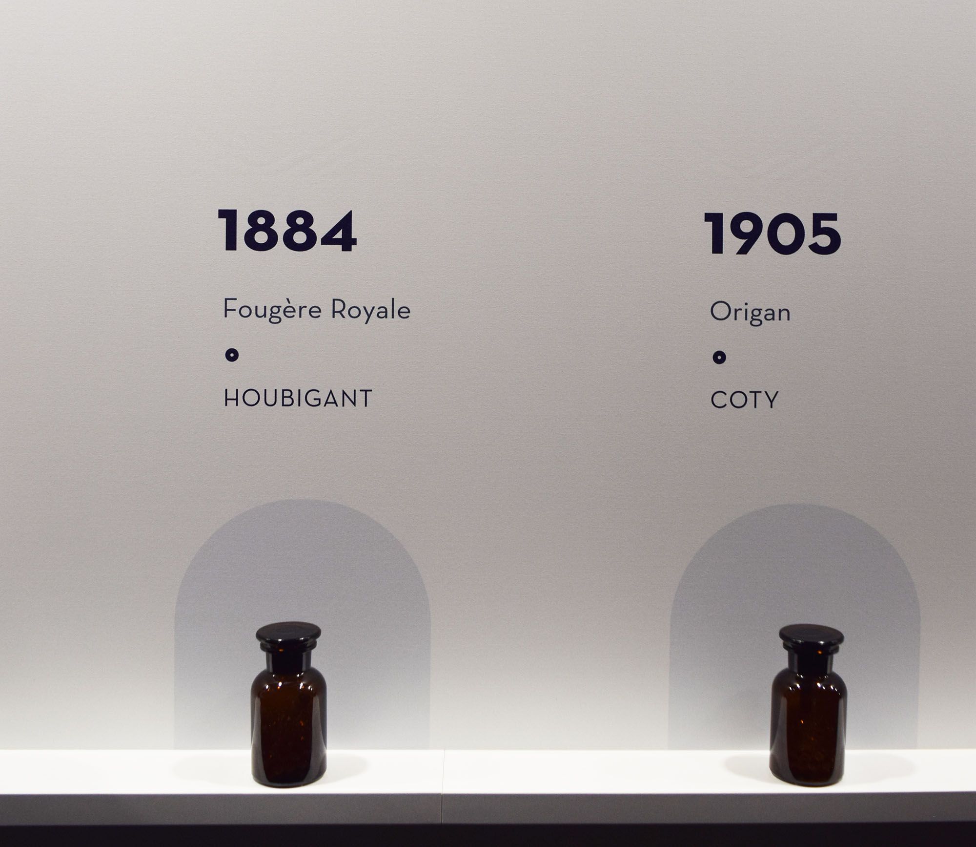 Osmotheque versions of Origan by Coty and Fougere Royale by Houbigant.
