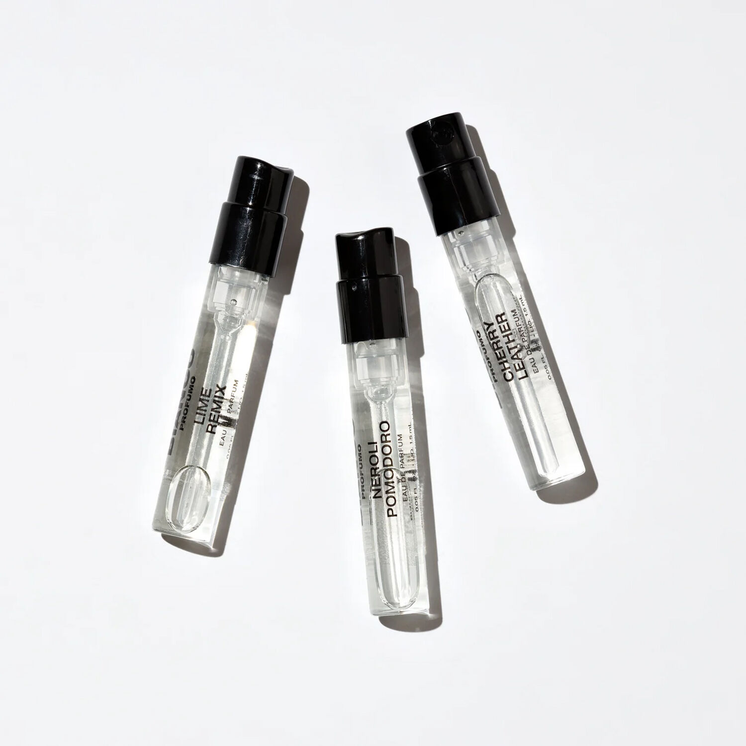 Sample set from Bianco Profumo.