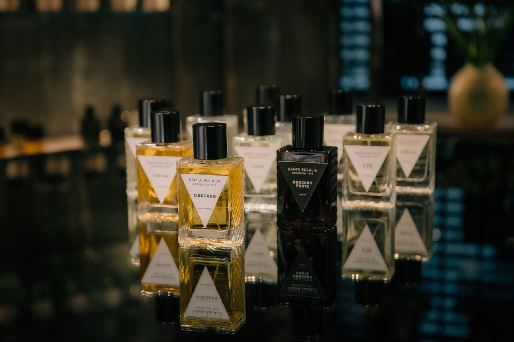 A group of Santa Eulalia perfumes
