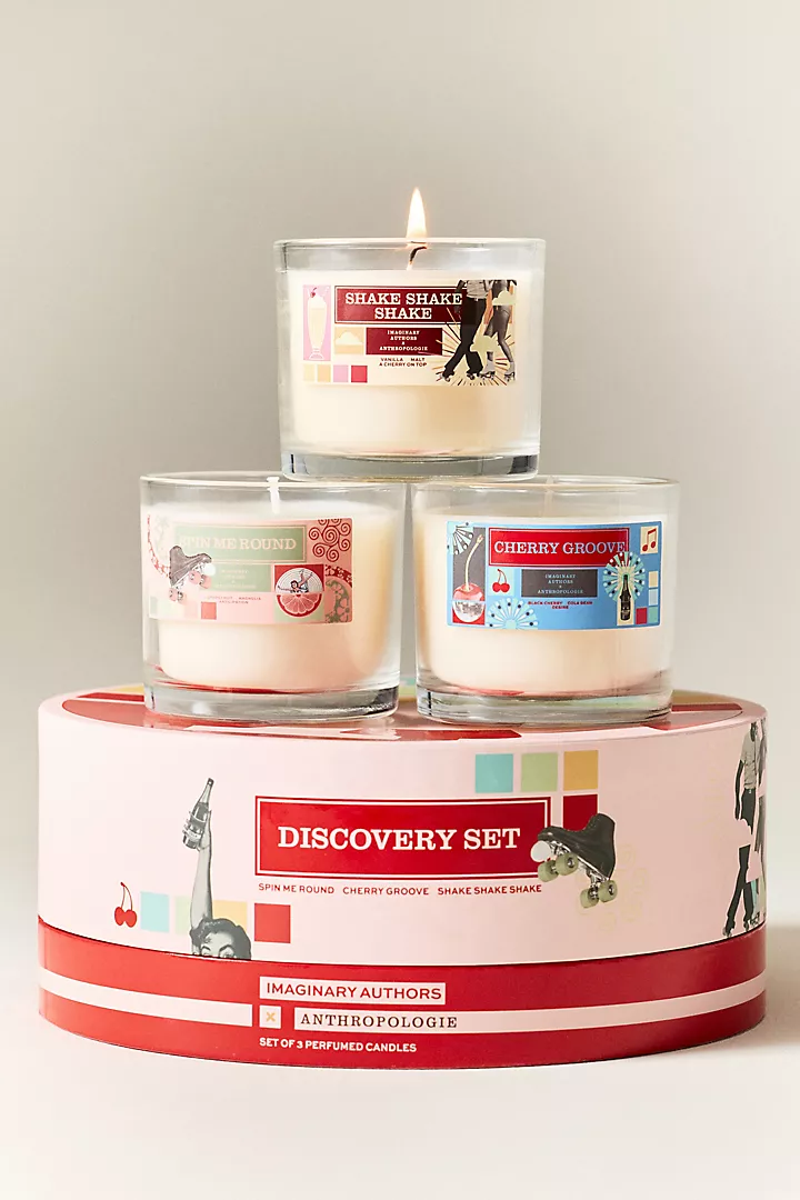Objevitelská sada svíček Imaginary Authors x Anthropologie