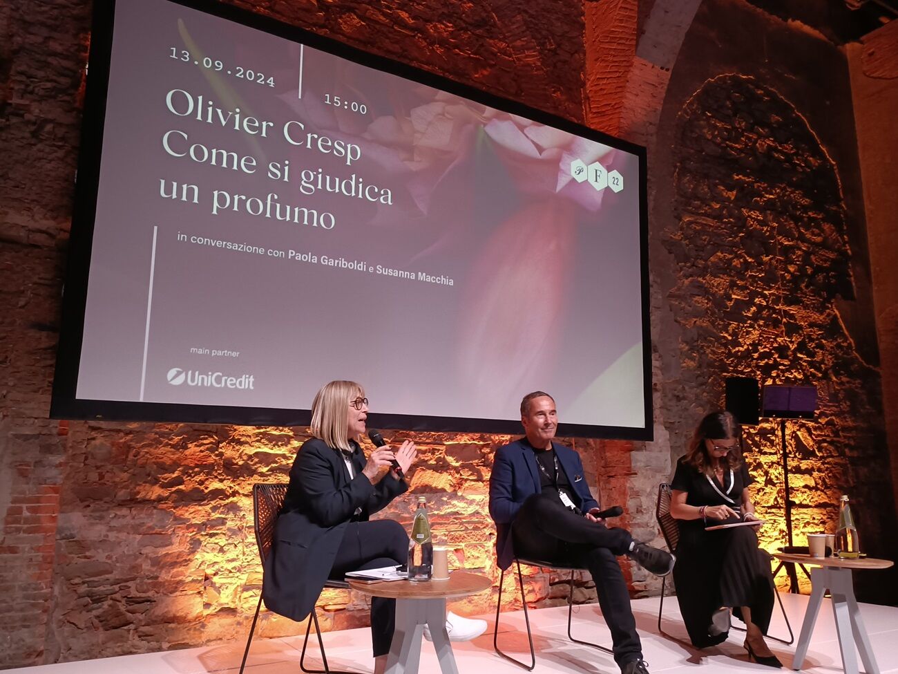 Olivier Cresp talks at Pitti Fragranze 2024