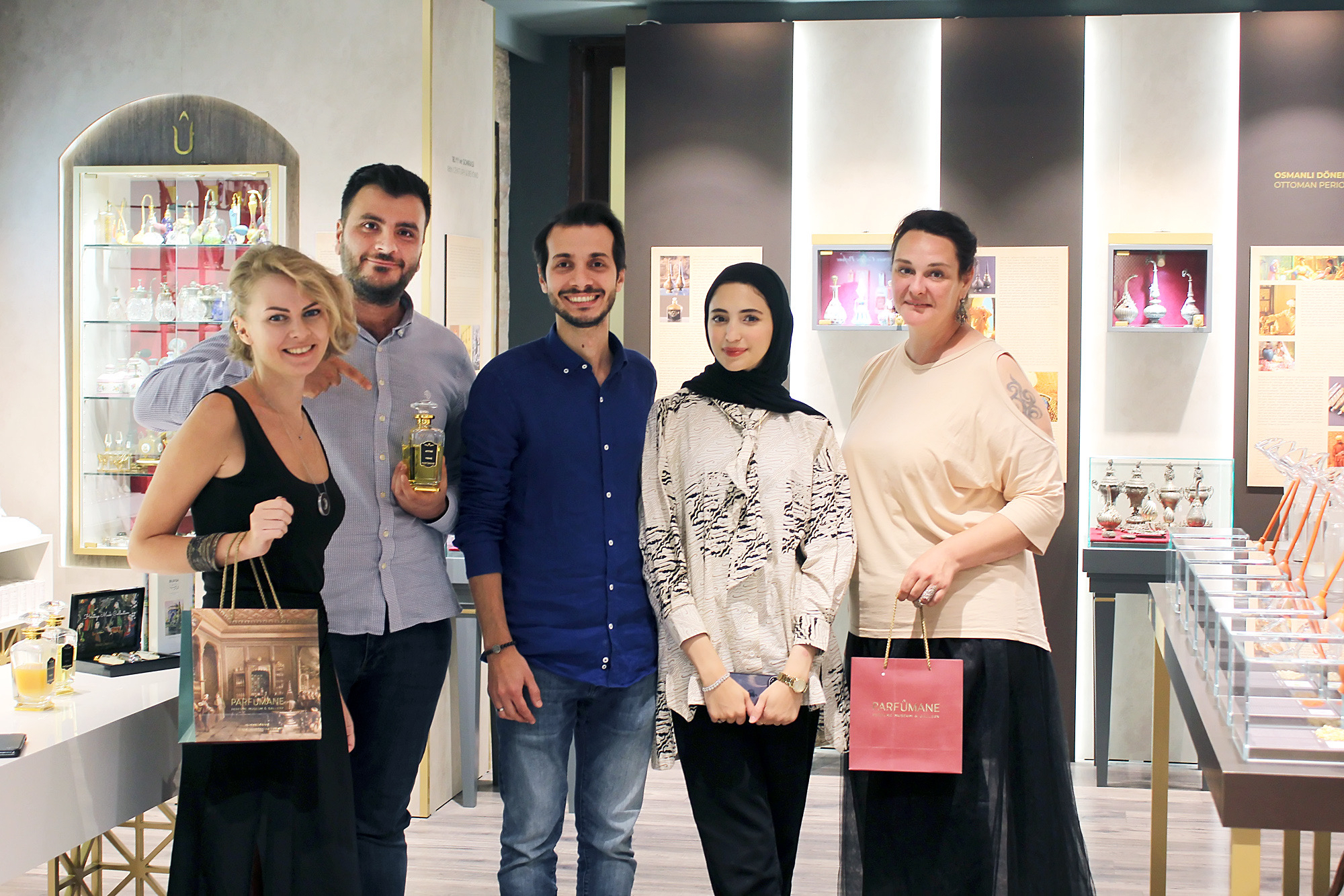 In the PARFUMANE Museum with brand's team