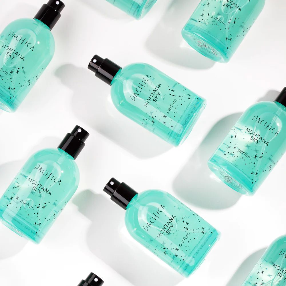 Montana Sky by Pacifica scattered bottles