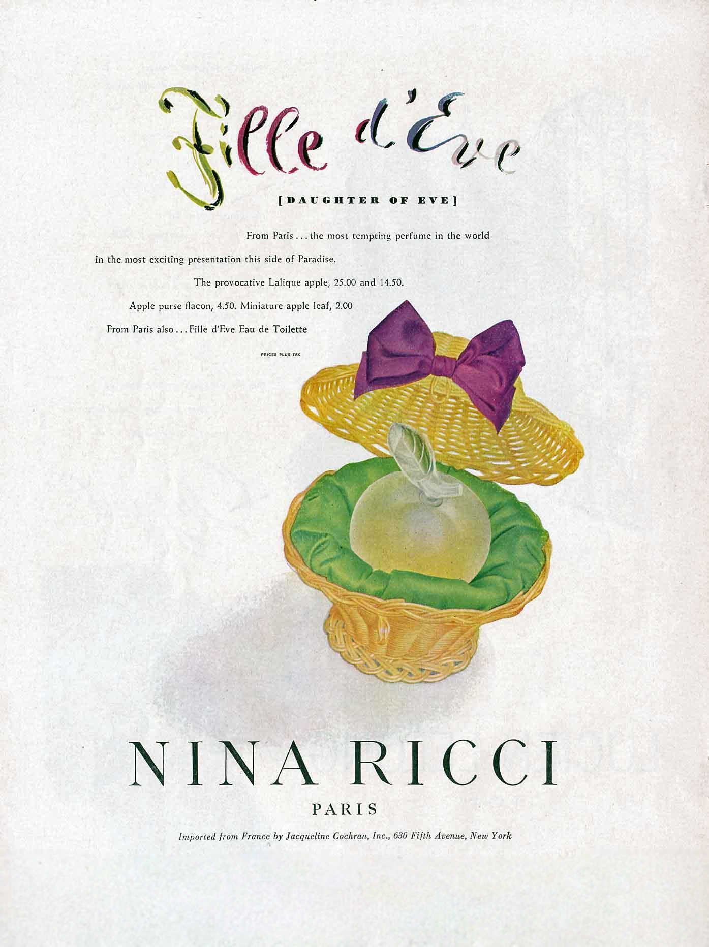 fille d eve nina ricci