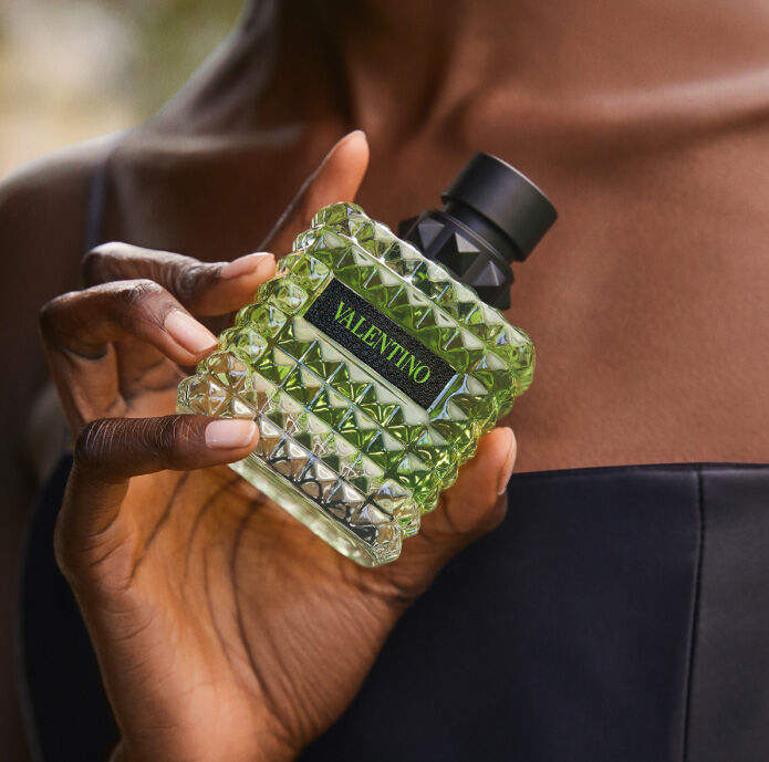 Valentino Donna Born in Roma Green Stravaganza ad image