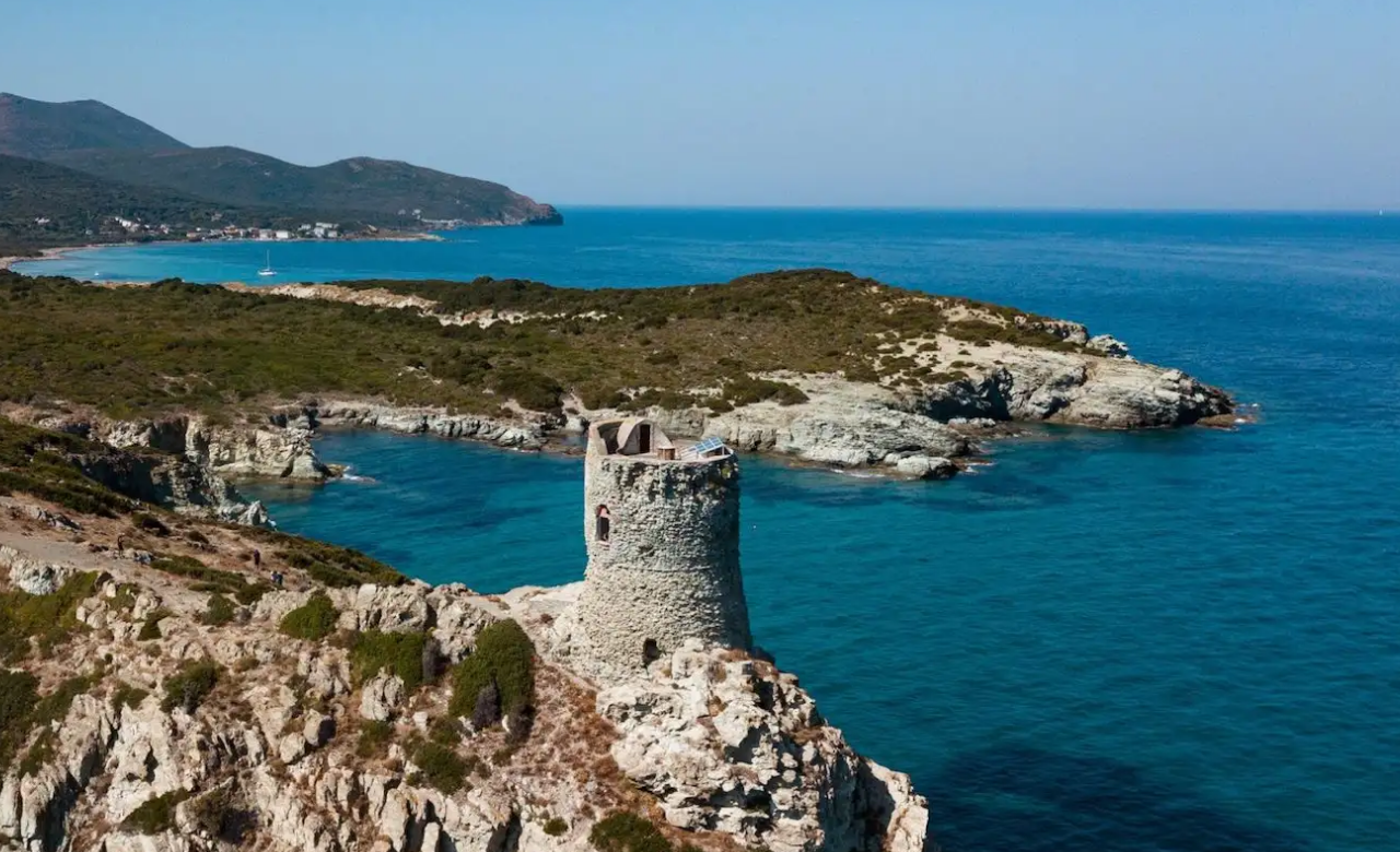 Corsica coast line 