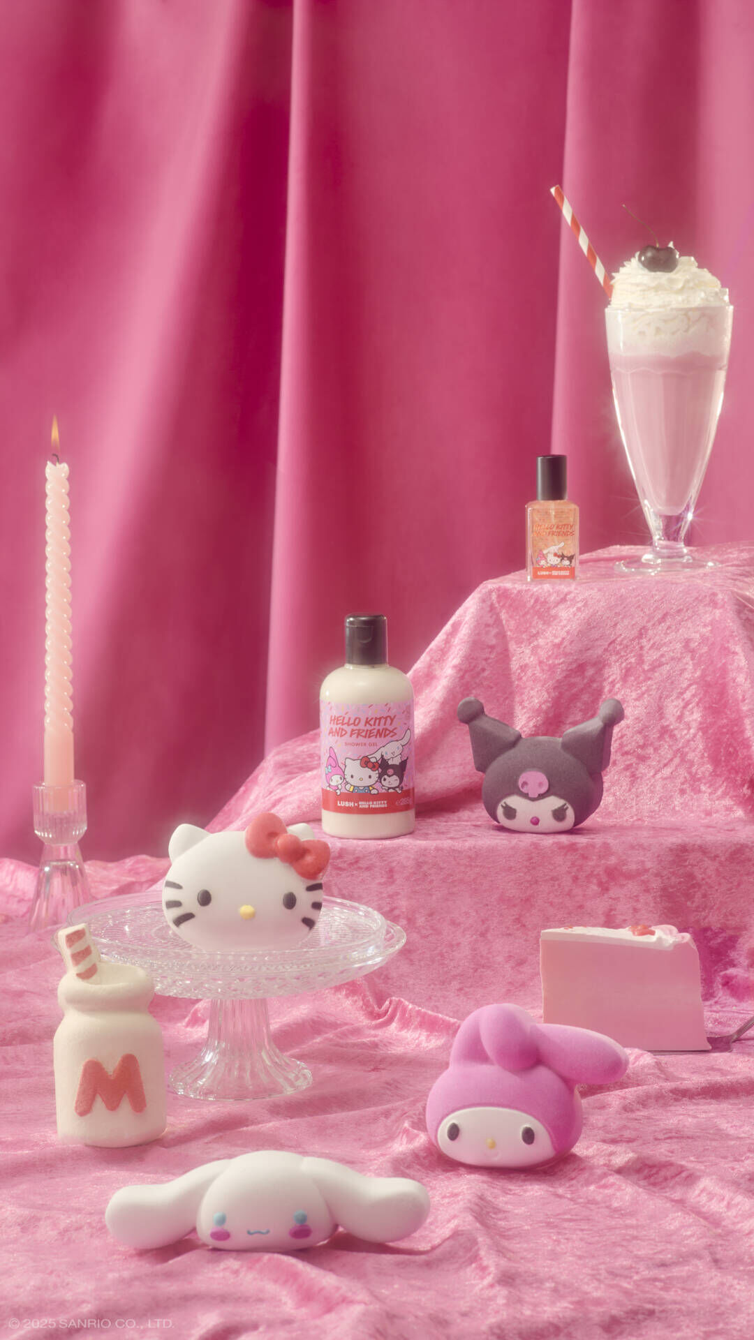 Lush X Hello Kitty And Friends products