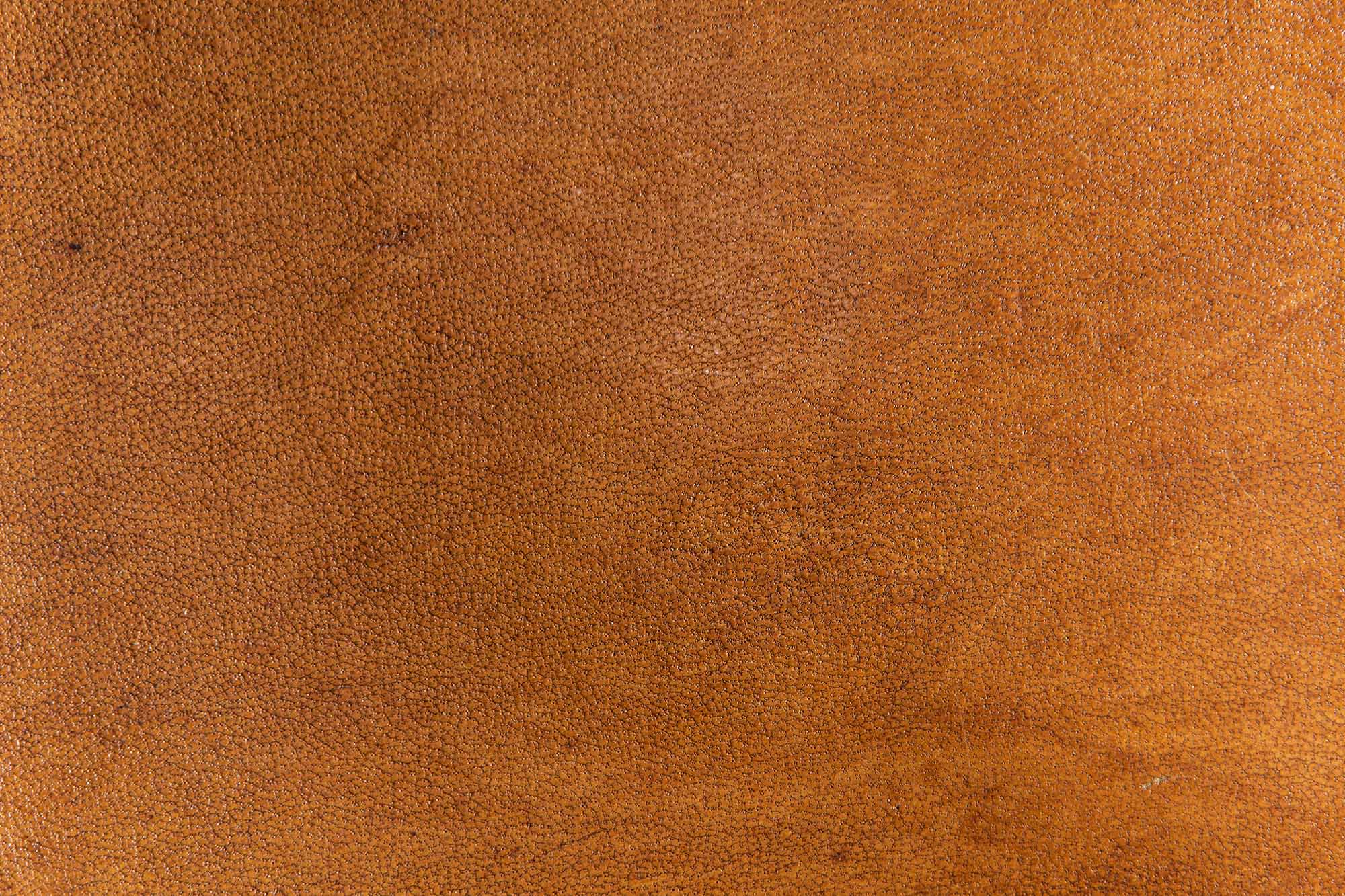 Golden leather closeup.