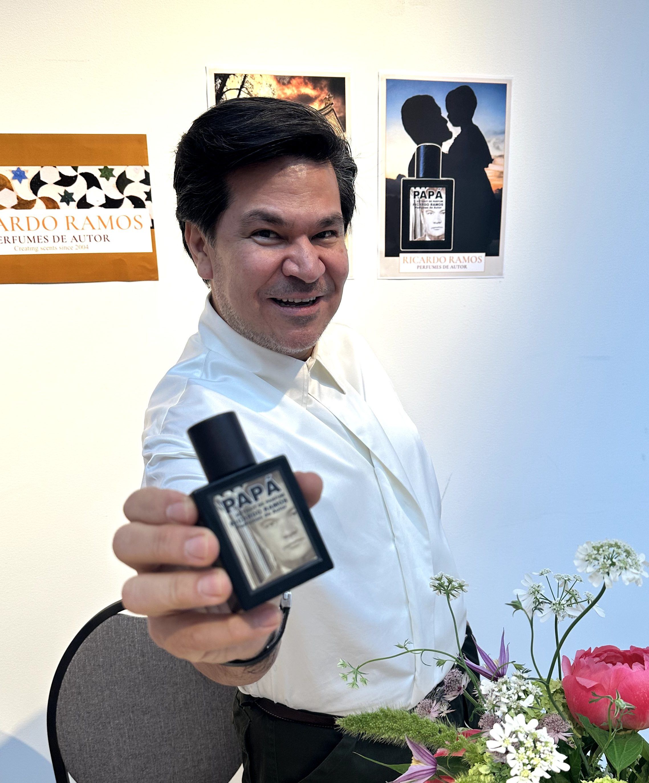 Ricardo Ramos and his new scent, Papa