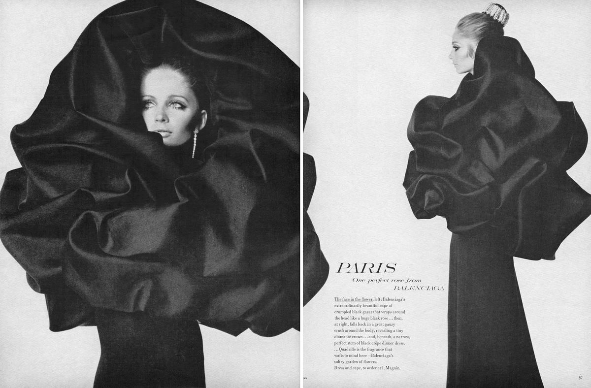 chou noir balenciaga 1967