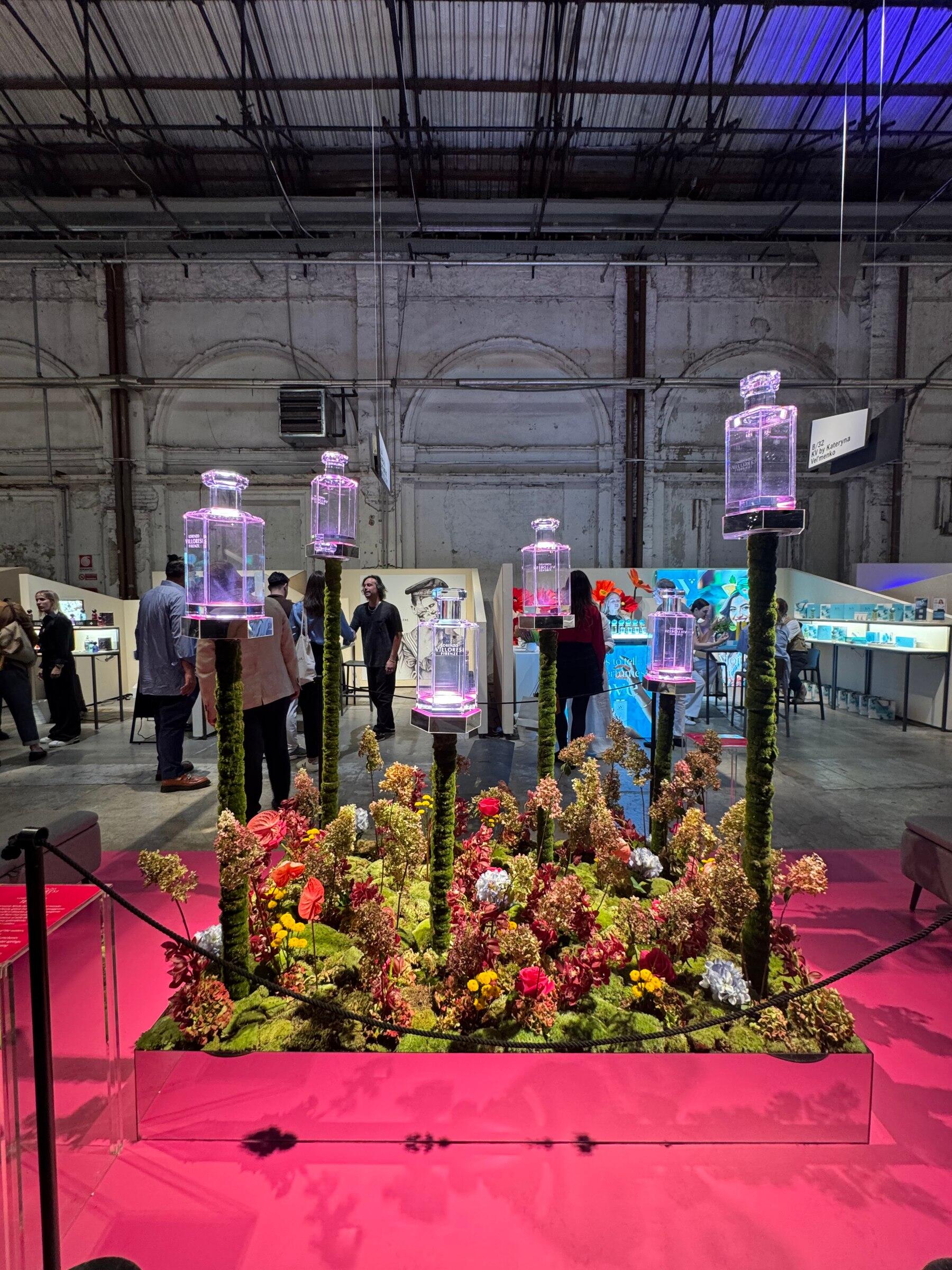 A stand at PITTI Fragranze