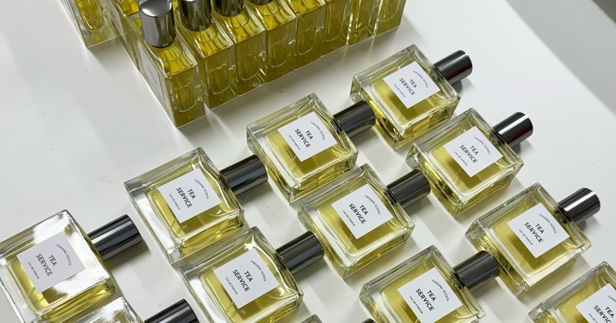 Tea Service bottles by Chasing Scents
