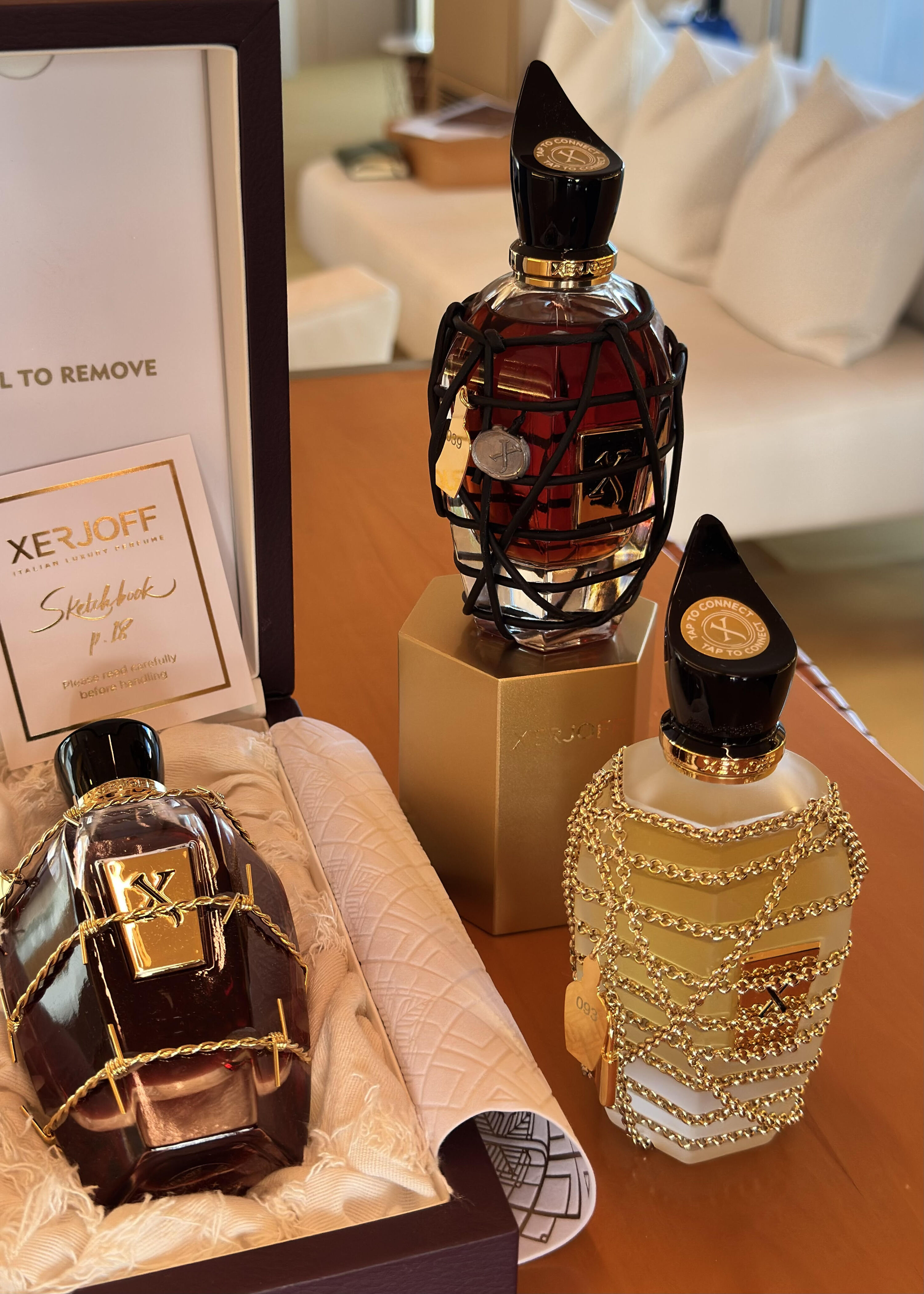 XERJOFF SKETCHBOOK COLLECTION: P.13, P.18, and P.70