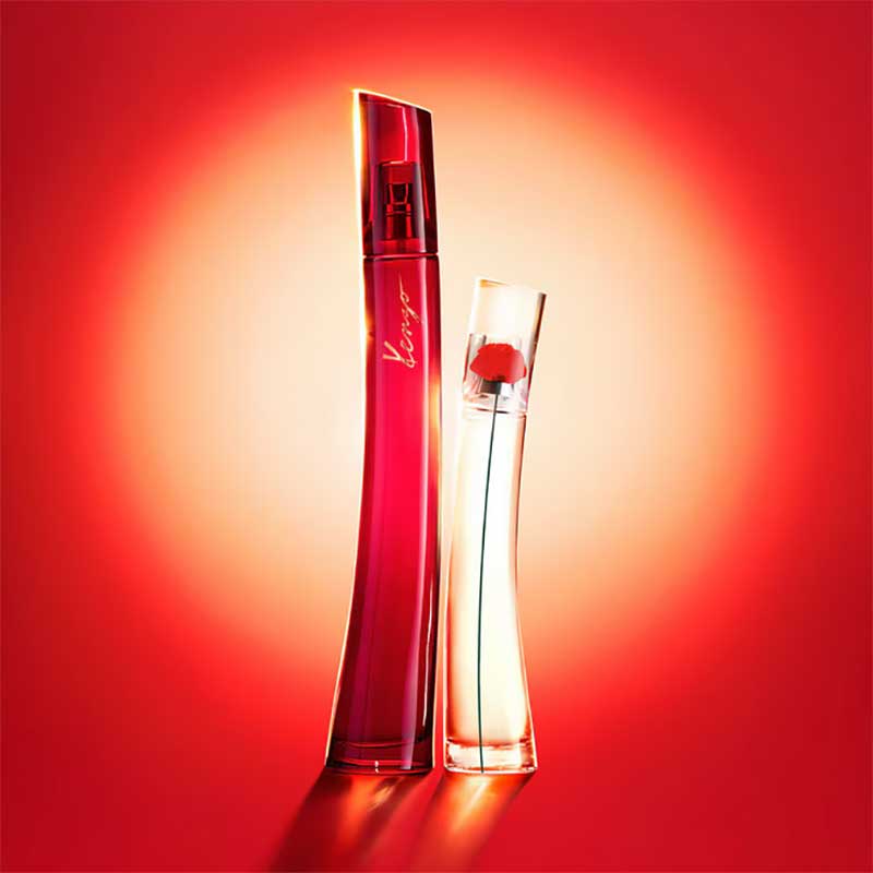 KenzoのFlower Le Rougeの広告画像