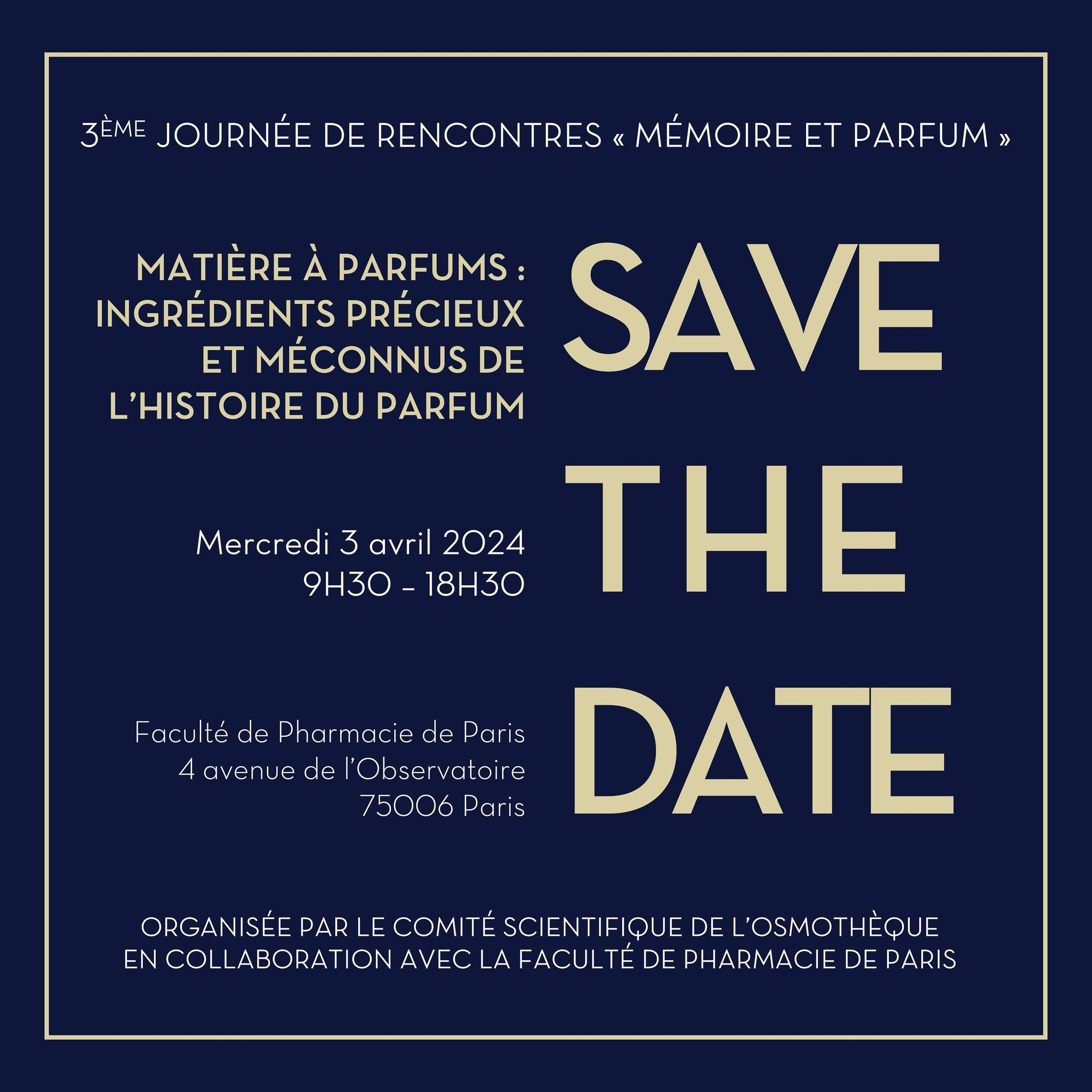 Osmotheque event April 3d 2024