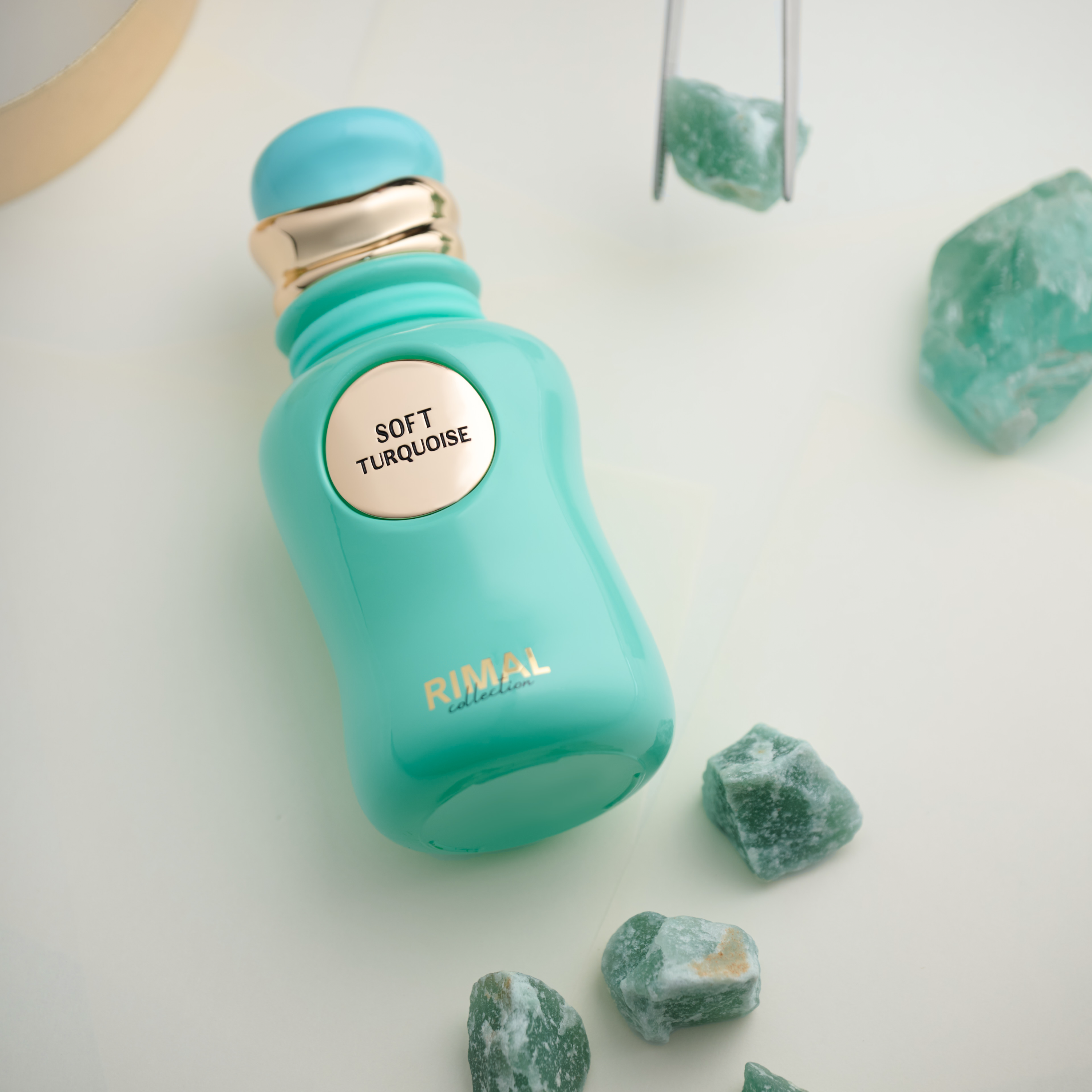 soft turquoise rimal