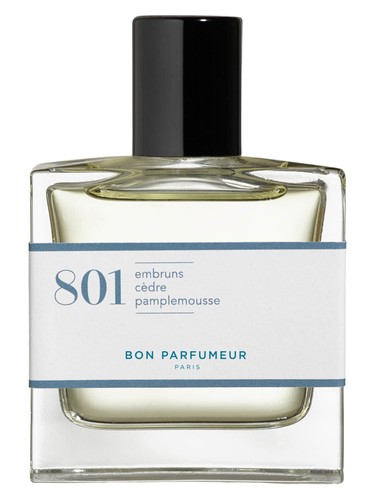 Bon Parfumeur Eau de Parfum 801 : sea spray / cedar / grapefruit 30 mL