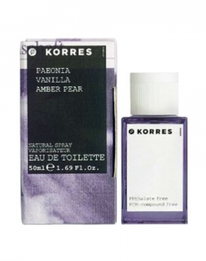 Peonia Vanilla Amber Pear Korres de dama