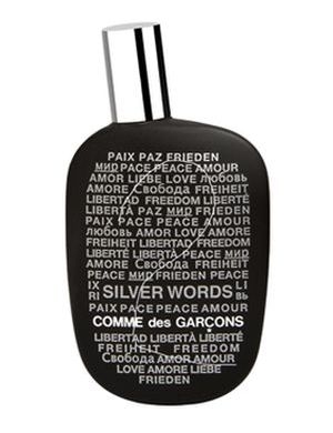 Comme des Garcons 2 Silver Words Comme des Garcons für Frauen und Männer