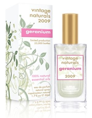 Vintage Naturals 2009 Geranium Demeter Fragrance para Mujeres