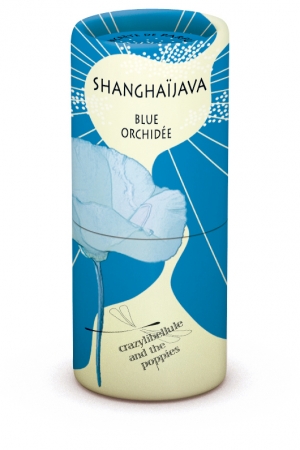 ShanghaiJava Blue Orchidee Crazylibellule and the Poppies de dama