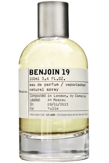 Benjoin 19 Moscow Le Labo perfume - a fragrance for women and men 2013