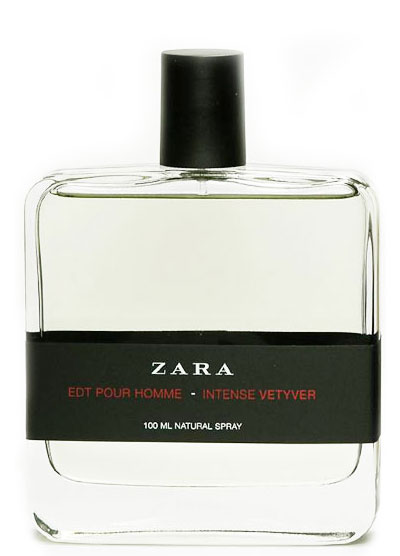 Intense Vetyver Zara cologne - a fragrance for men