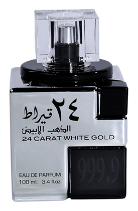 24 CARAT WHITE GOLD Lattafa Perfumes für Frauen und Männer