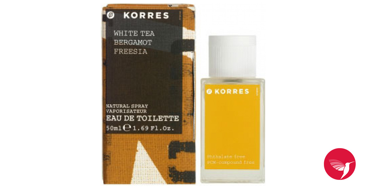 White Tea Bergamot Freesia Korres perfume a fragrance for women and