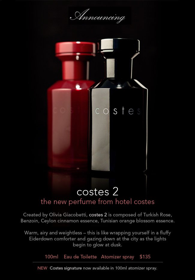 Costes 2 Costes perfume a fragrance for women and men 2009