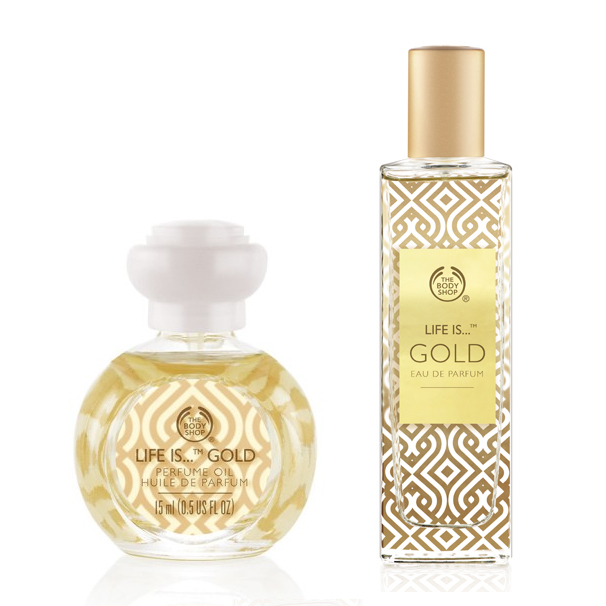 Life is Gold The Body Shop perfume a new fragrance for women 2015