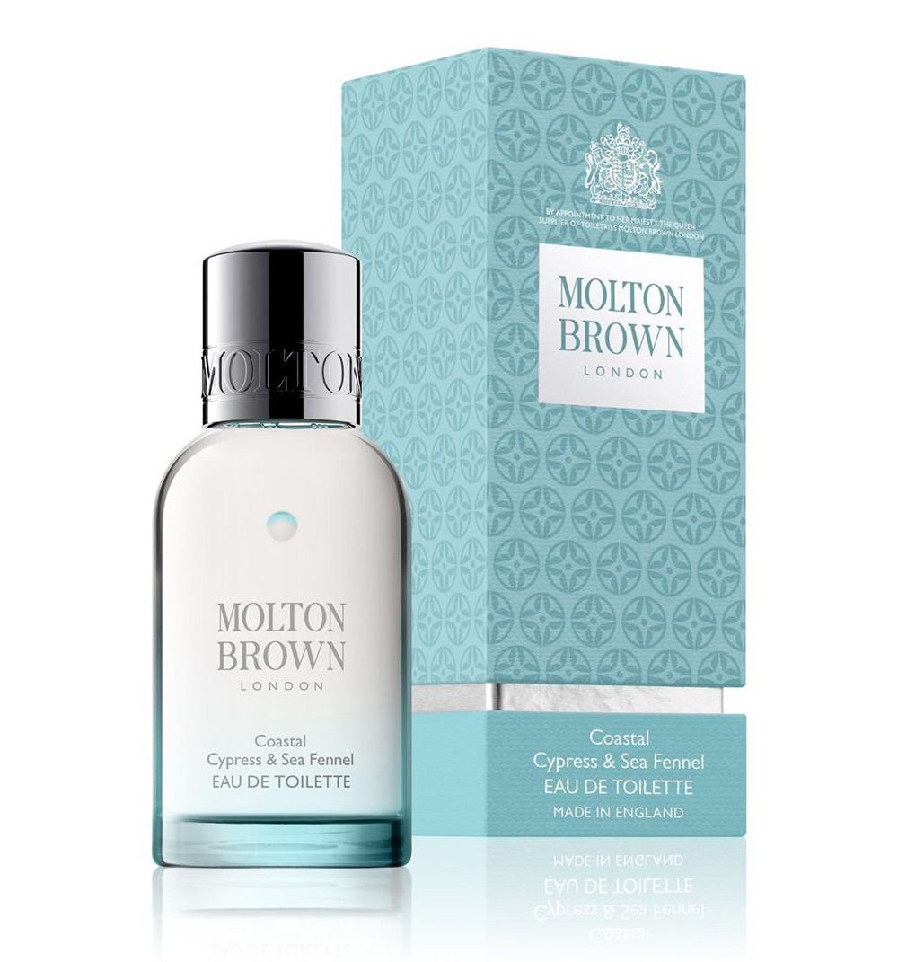 Coastal Cypress & Sea Fennel Molton Brown perfume a new fragrance for