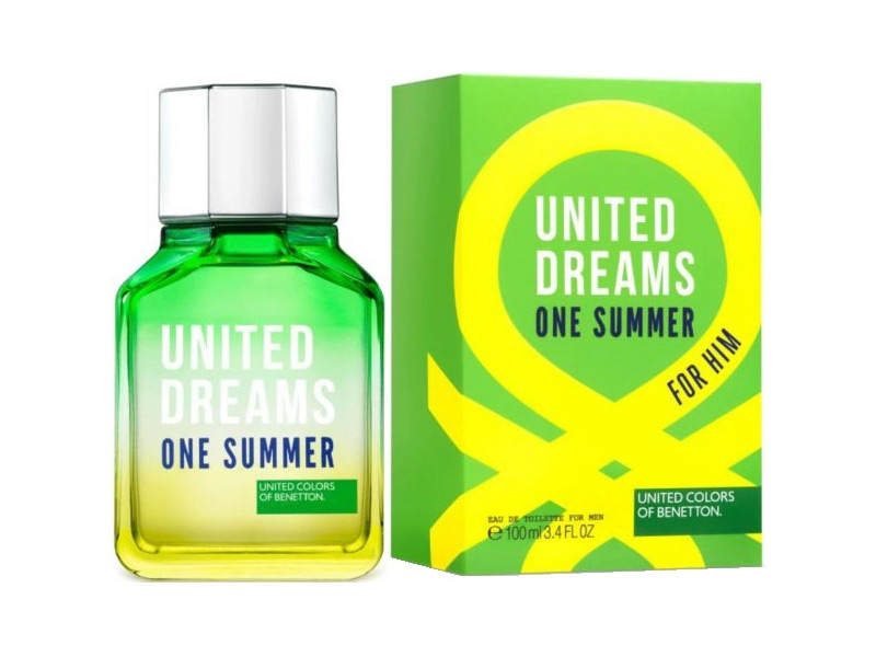 United Dreams One Summer Benetton cologne - a new fragrance for men 2017