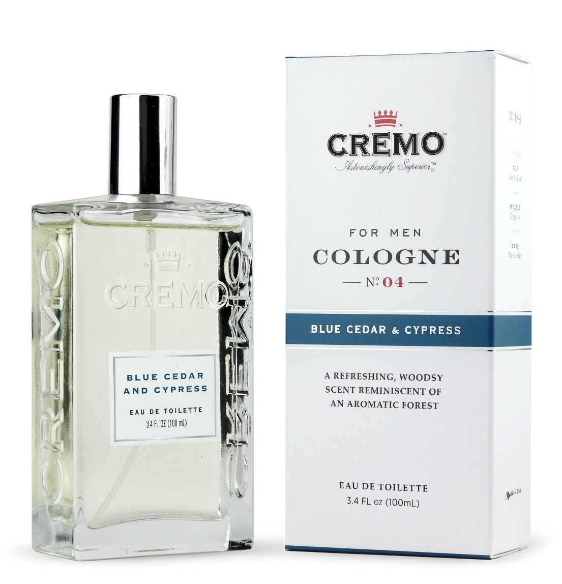 Blue Cedar & Cypress Cremo cologne a new fragrance for men 2017