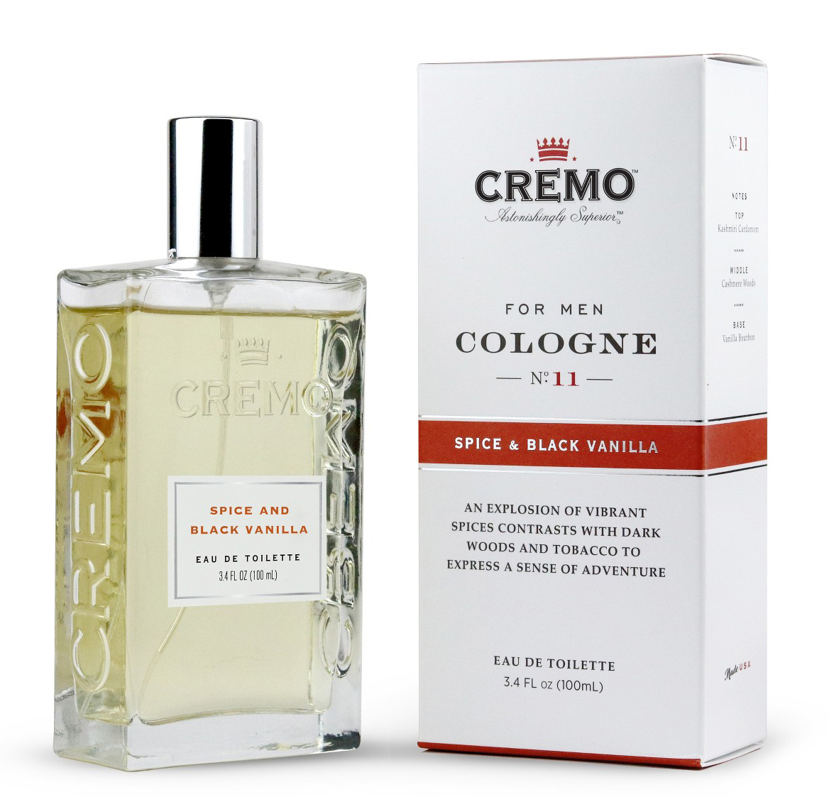 Spice & Black Vanilla Cremo cologne a new fragrance for men 2017
