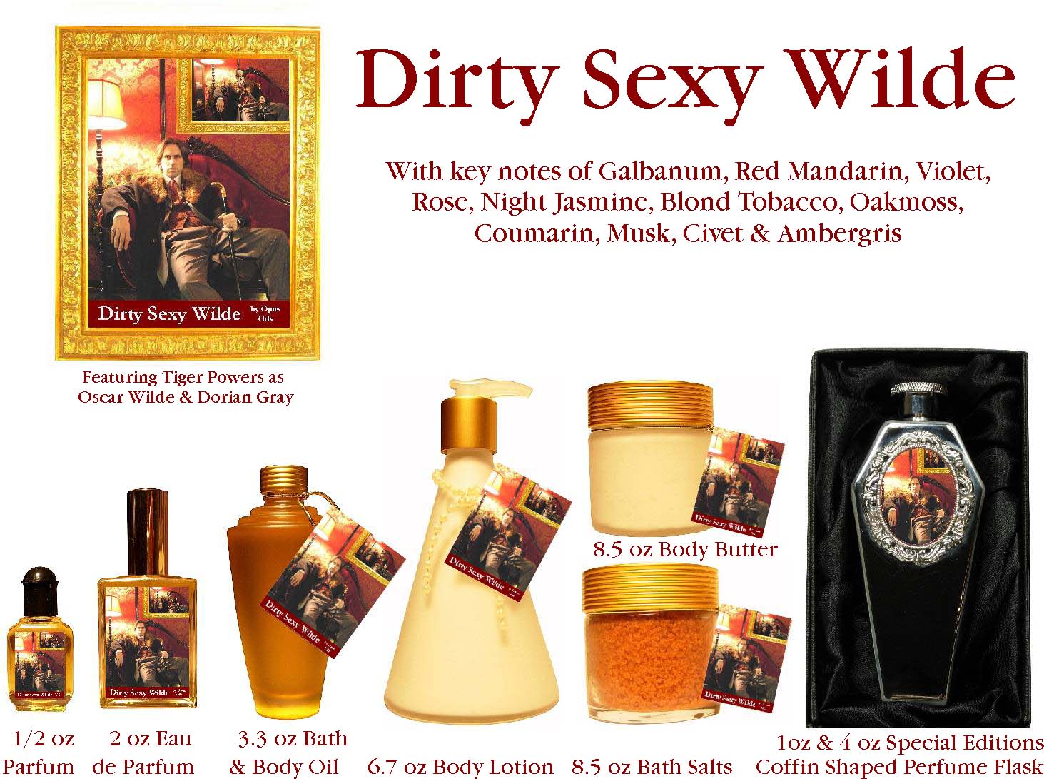 Dirty Sexy Wilde Opus Oils для жінок та чоловіків.