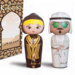 Arabian KOKESHI: Amber and Oud